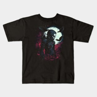 Design of skull alien Kids T-Shirt